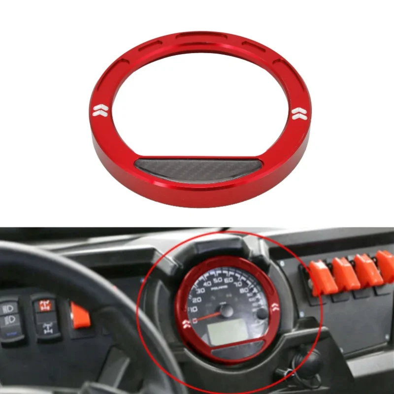 Front Dashboard Speedometer Gauge Bezel Trim Replacement For Polaris RZR570 RZR 800 900 RZR 1000 -BLK