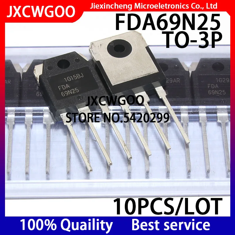 

FDA69N25 69N25 TO-247 N-Channel 69A 250V MOSFET New orignal 10PCS/LOT