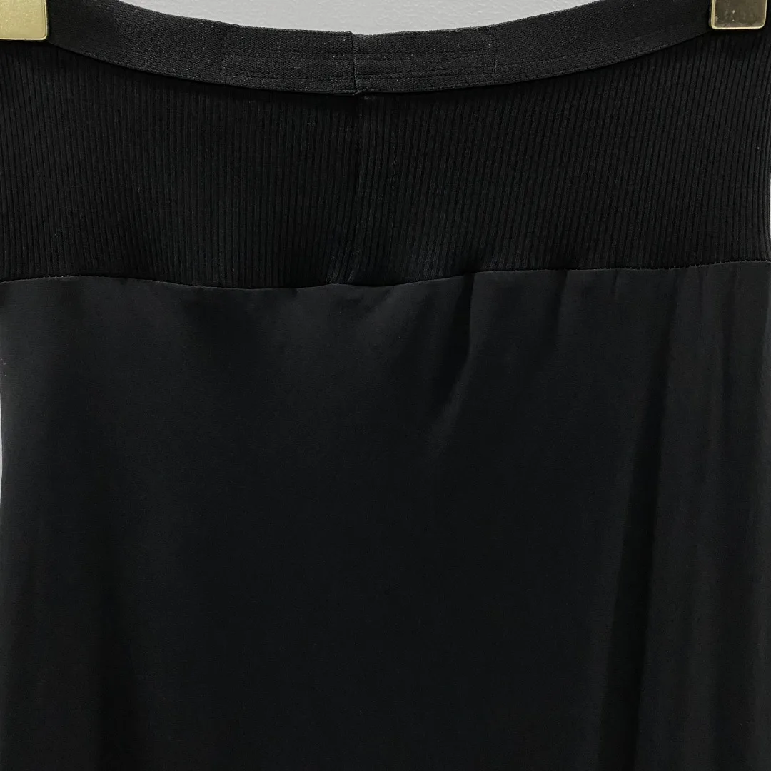 Owen Seak Women Casual Long Skirt Summer Above Knee Loose Gothic High Street Wear Trumpet Mermaid Black Skirt