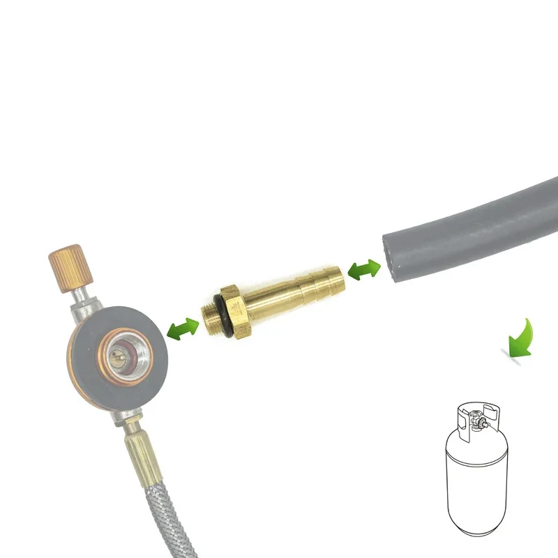 

Multi-purpose Outdoor Camping Stove Switching Valve Accessories Connector To LPG Cylinders Liquefied Cylinder Gas Tank Adapter