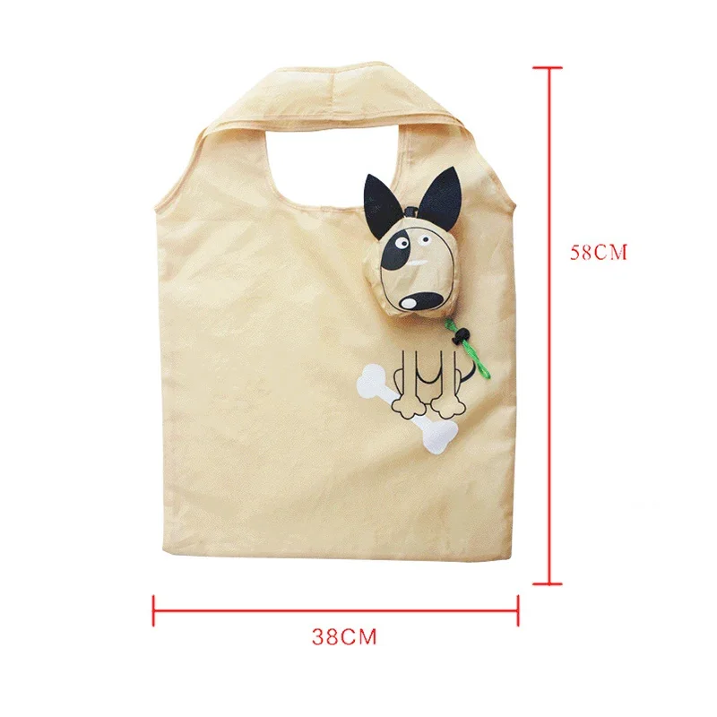 2013 home Creative cartoon  eco-friendly shopping storage bag  organizer  Foldable portable polyester supermarket tote  reusable