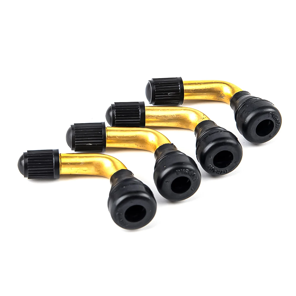 MMG PVR70 Stelo Della Valvola Piegato A 45 Gradi Stelo In Ottone Ad Angolo Base In Gomma A Scatto Coppia 2 Pezzi Cerchione Per Pneumatici Tubel~p104555385