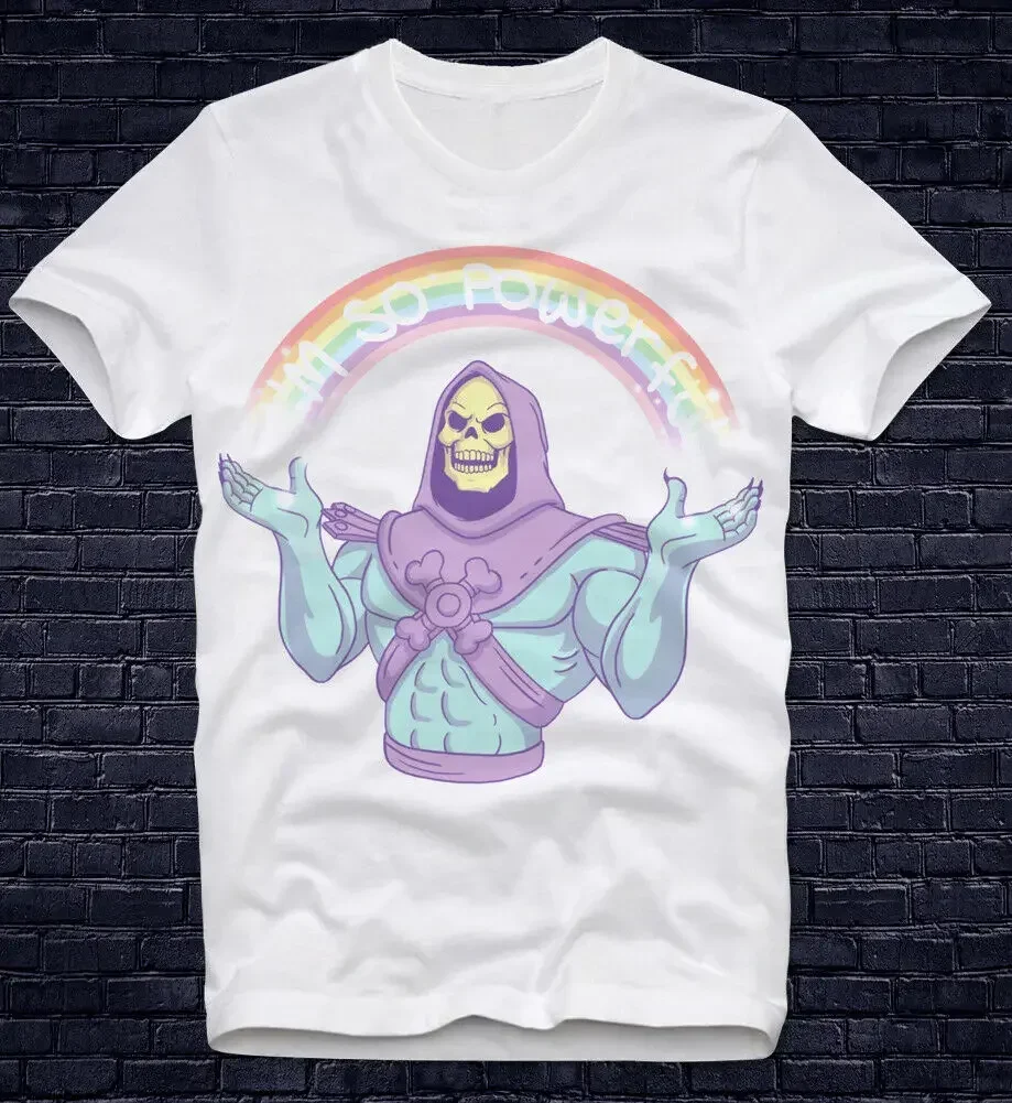 T-Shirt Skeletor Masters of the Universe Rainbow Fun Retro Vintage He-Man Heman- show original title