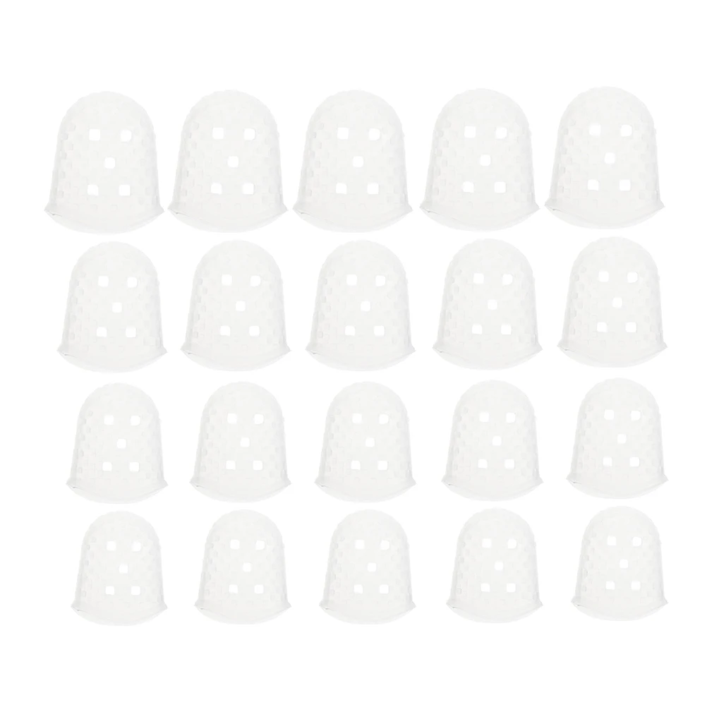

40 Pcs Pain Proof Finger Covers Durable Guitar Fingertip Protectors Long Practice Ukulele Accessories Musical Instruments