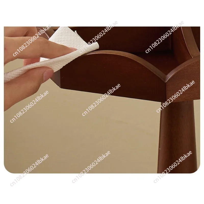 Pure solid wood rotating cosmetics storage box for high-value wedding gifts dresser perfume rack