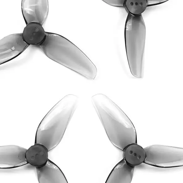 2Pairs / 6Pairs HQProp T3X2.9X3 3029 3 Inch Poly Carbonate 3-blades Propeller 3 Hole 1.5mm Shaft for RC FPV Racing Drones