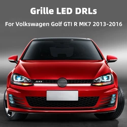 Front Bumper LED Grille Grill Lights DRL Daytime Running Light Lamp For Volkswagen Golf MK7 GTI GTD R Pre-Facelift 2013-2016
