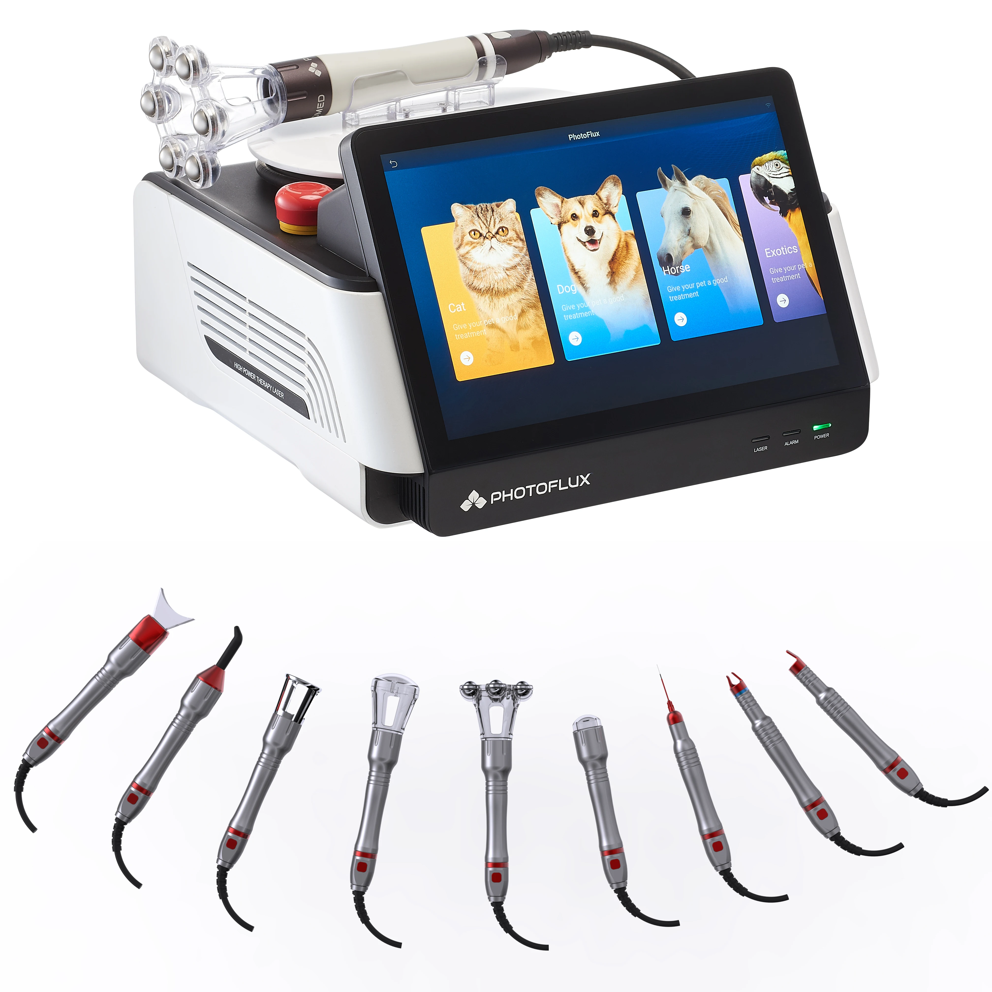 Class IV Veterinary 810nm 15W Pulse Mode Laser Pain Therapy Treatment System From Phomed Manufacturer Directly Supply.