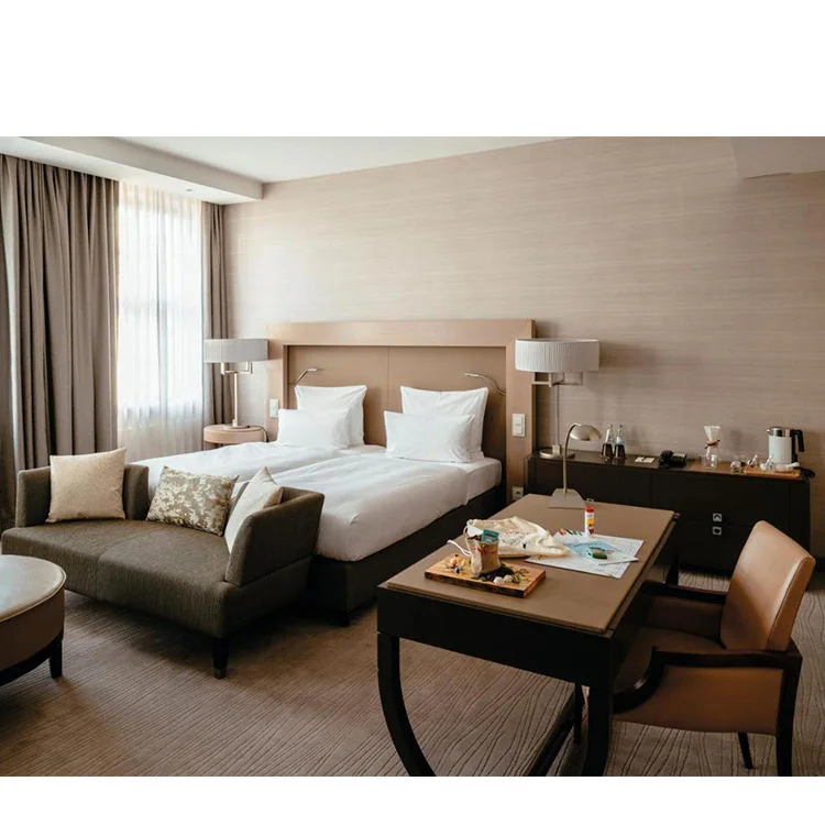 #Modern Solid Wood 5-Star Hotel Bedroom Sets  And Room Furniture Direct From Factory