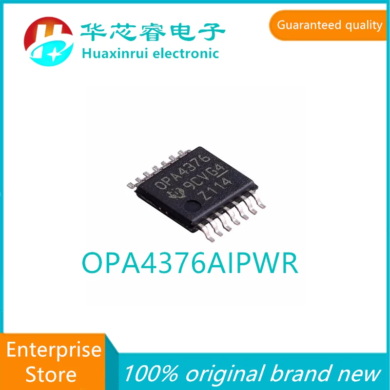 OPA4376AIPWR TSSOP-14 100% original brand new silk screen OPA4376 precision operational amplifier OPA4376AIPWR