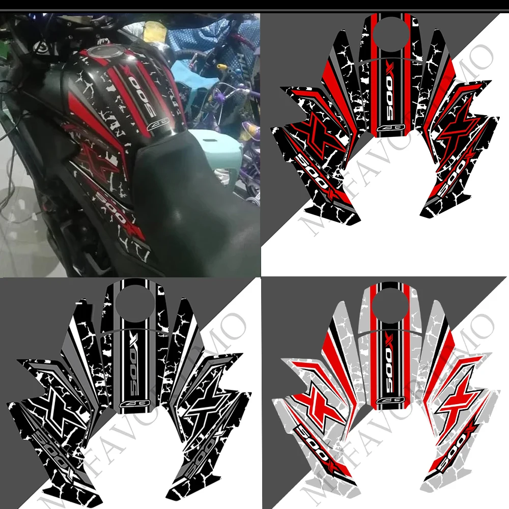 

For Honda CB500X CB 500X Motorcycle Gas TankPad Sticker Decal Fairing Fender Upper Body Shell Decoration Decal Stickers2017-2021