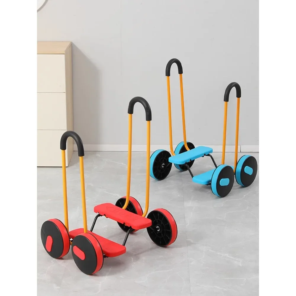 Bicycle Four wheeled Kindergarten Toy Game Indoor and Outdoor Balance Board Stepping on a Bicycle Children's Sensory Training Eq