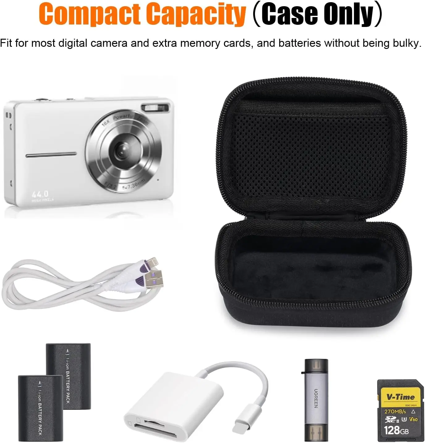 حقيبة الكاميرا غطاء واقٍ مزخرف لهاتف آيفون لكانون G9X G7X III II SX620 SX610 Kodak FZ55 Sony ZV1 ZV1F RX100 VII VI V IV Gopro Hero Drift Ghost XL