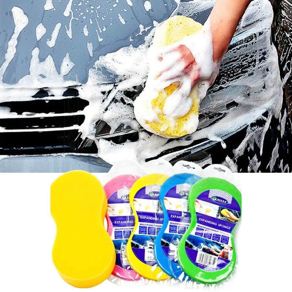 Honeycomb Car Wash Sponge High Foam 8 Shape Car Cleaning Sponge Washing Automotive Supplies High-density Compression Sponge Car