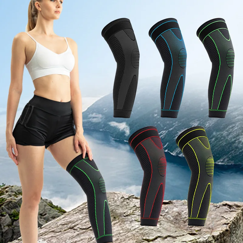 منصات الركبة للياقة البدنية في الهواء الطلق، كرة لعب رياضية، معدات واقية للجري، حزام ممتد، وسادات ركبة دافئة لحماية الركبة والساق الباردة