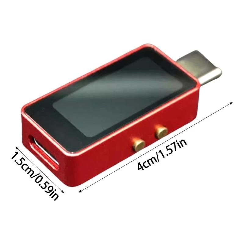E8BA USB Tipo C Voltajes corriente Probador capacidad para detección energía computadora del teléfono