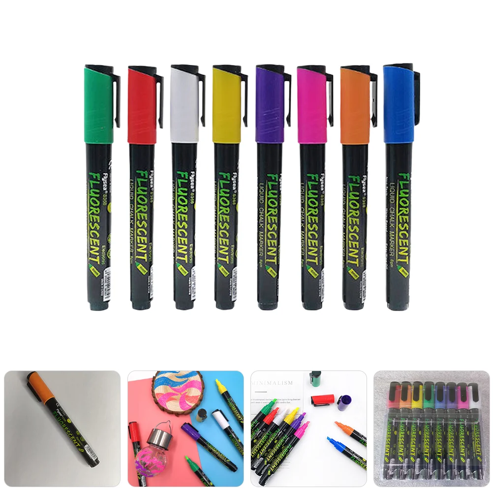 

8Pcs Chalk Markers for Chalkboards Signs Bright Color Liquid Chalk Markers Portable Chalkboard Markers