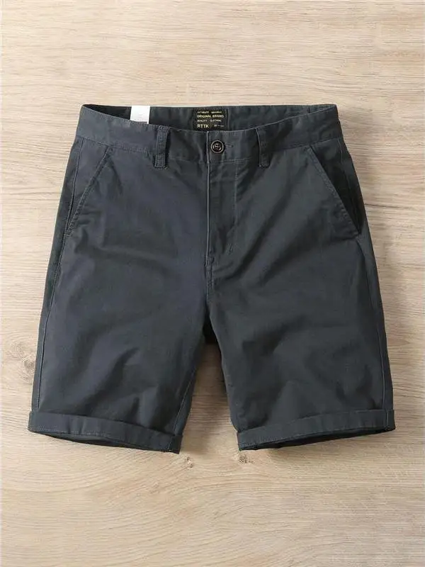 

Американская повседневная рабочая одежда из чистого хлопка, мужская свободная летняя одежда для бизнеса для папы, молодежная повседневная одежда Vitali Sle