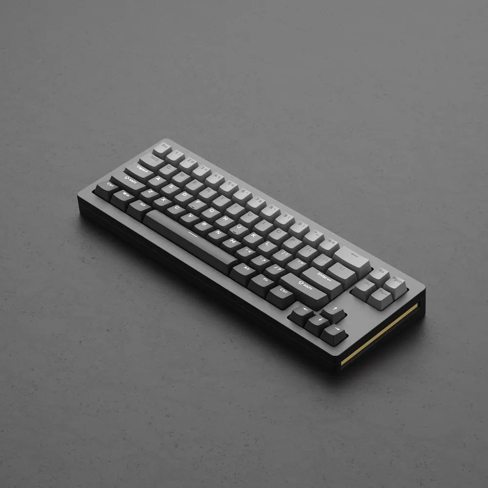 Imagem -05 - Teclado Mecânico Multi-mode Akko Mongeek M7w 65 Alumínio Cnc Teclados de Montagem em Junta Hot-swap Retroiluminação Rgb Sul