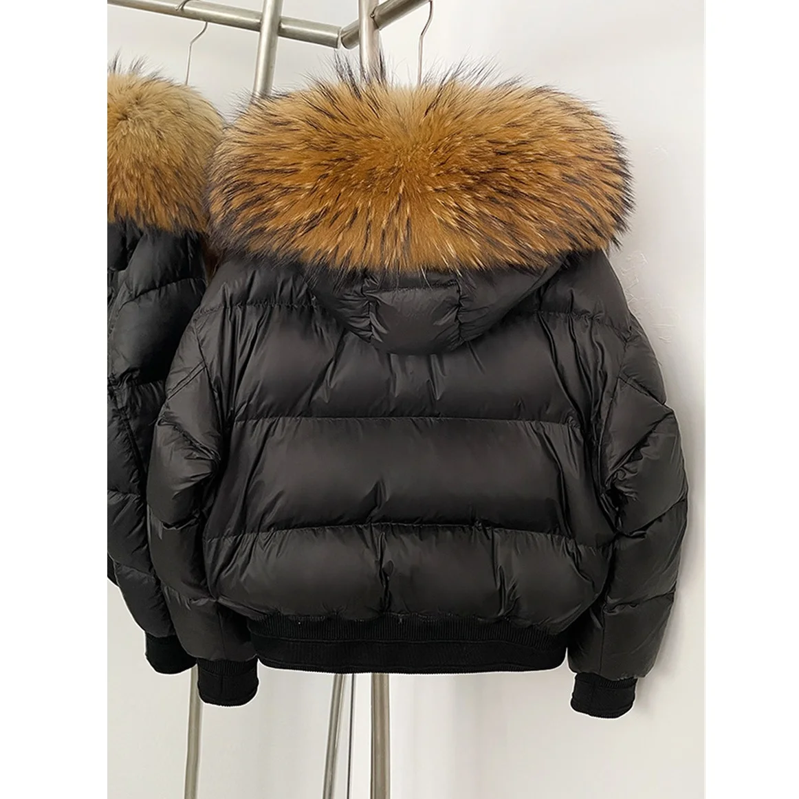 2025 الشتاء المرأة أسفل سترة الفراء طوق سميكة الدافئة المرأة مقنعين القطن معطف مبطّن y2k جديد جودة عالية معطف الصدرية #6