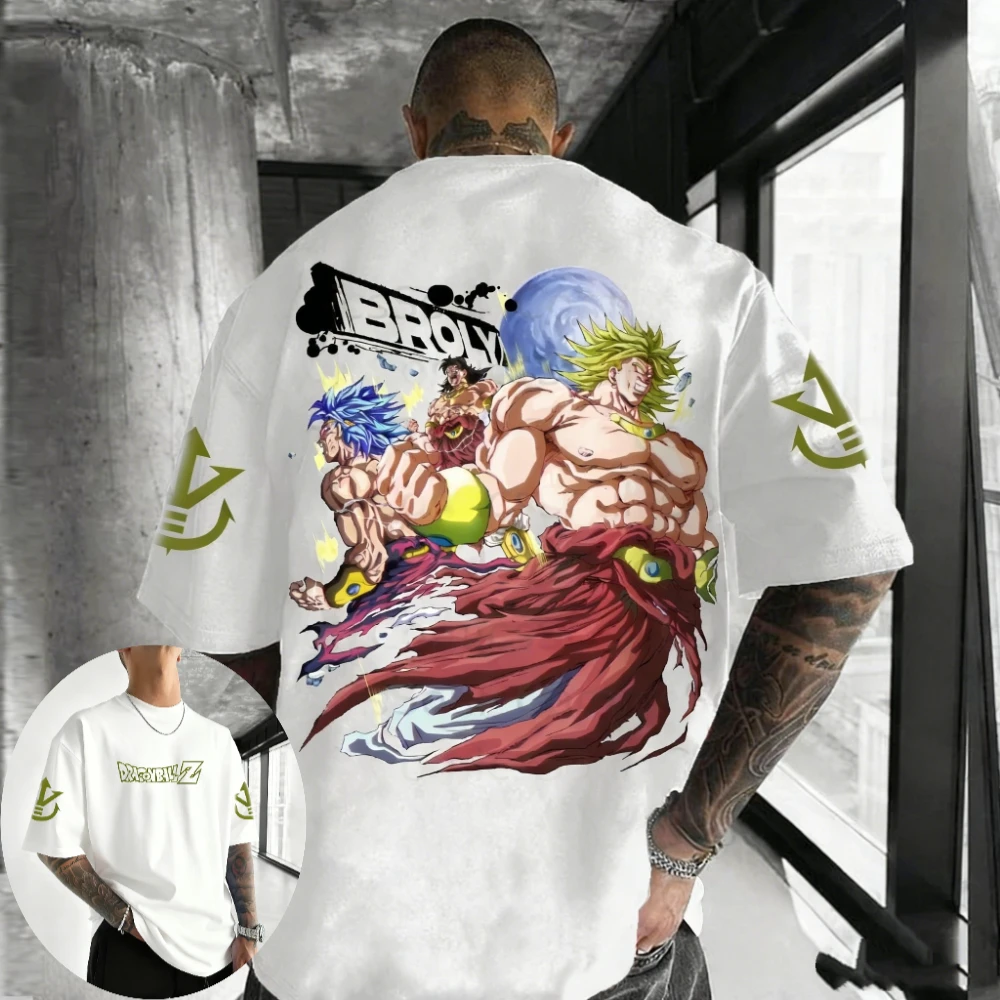 

Мужская и женская футболка Dragon Ball Broly, футболка высокого качества в стиле аниме, лето-весна, новые наряды для родителей и детей с короткими рукавами для мальчиков