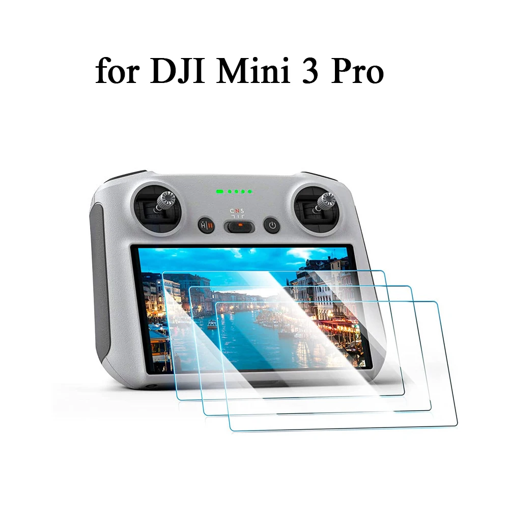 Tempered Glass Screen Protector for DJI Mini 3 Pro Remote Control HD Film Anti-scratch and Drop Screen Protector Accessories