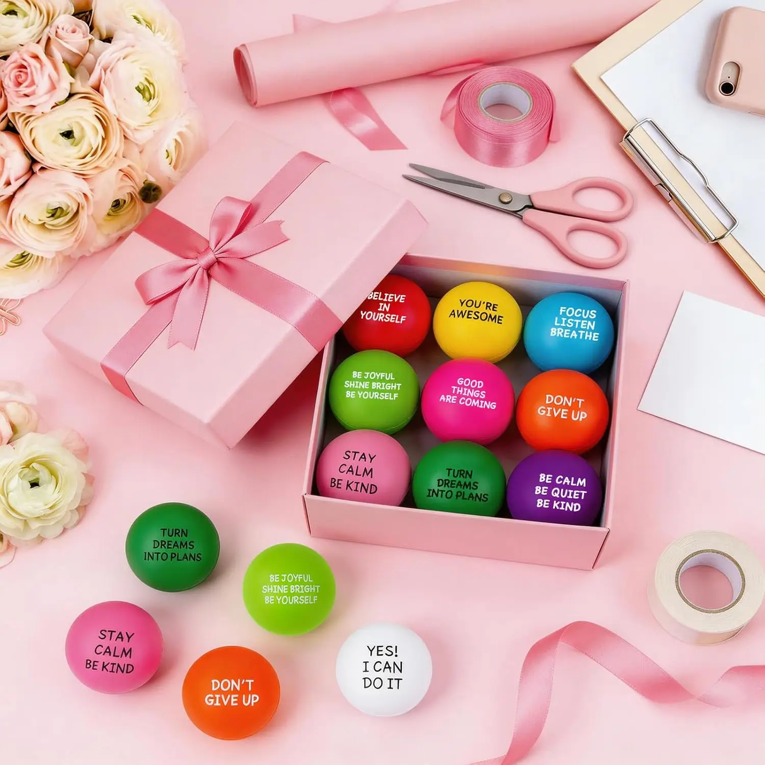 210 PCS Stress Balls, Stress Balls for Adults & Kids, Stress Toys