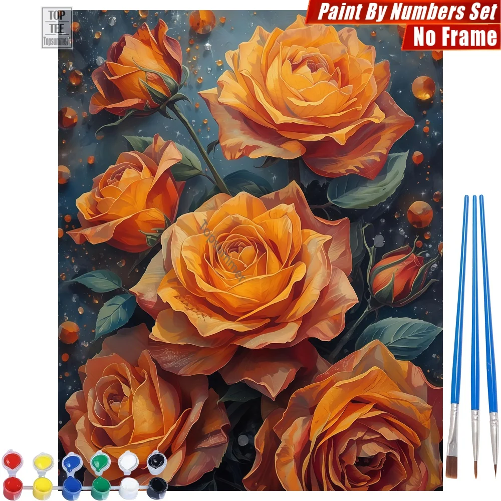 Dreamy Orange Roses…