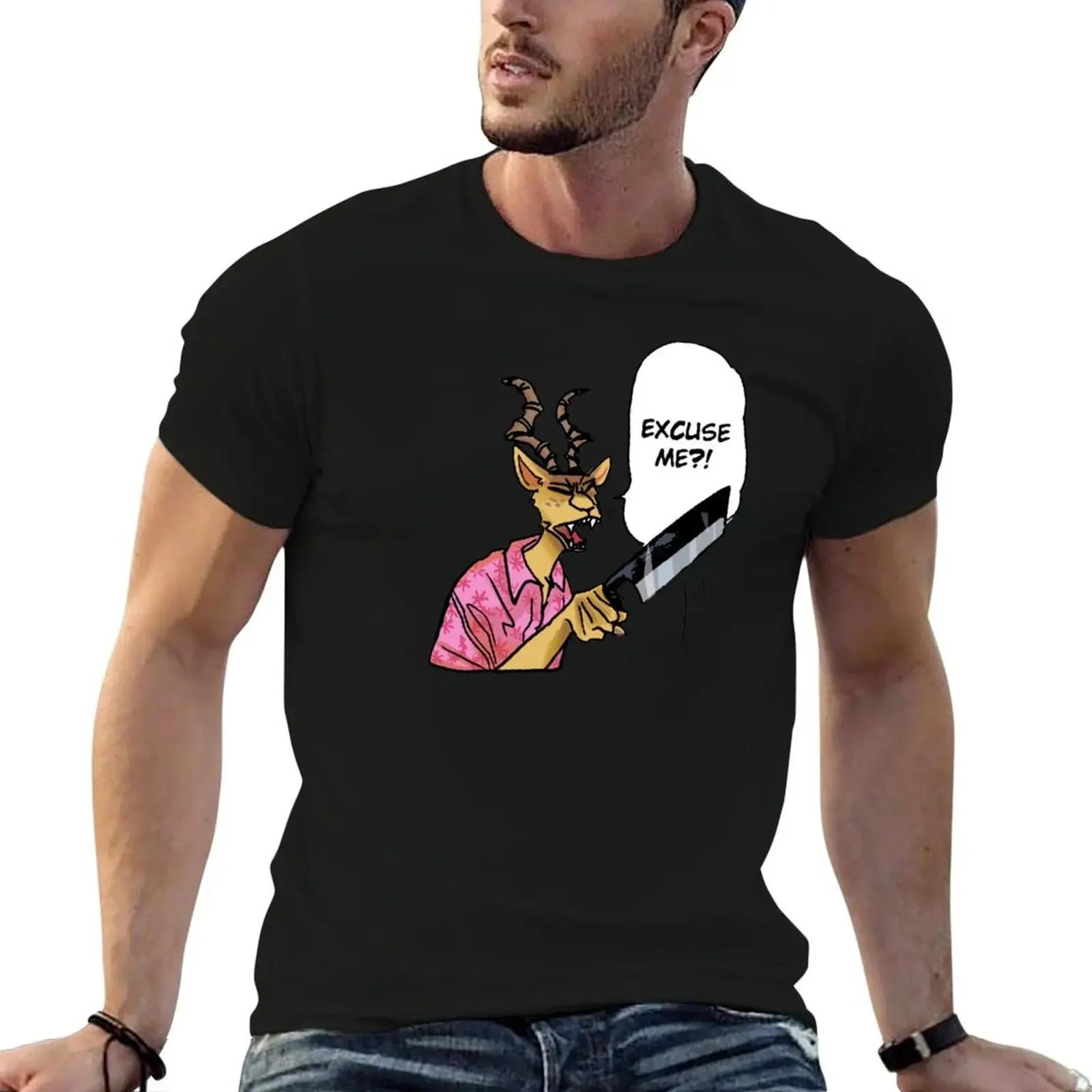 

BEASTARS! MELON EXCUSE ME! T-Shirt man t shirt plus size tops clothes for men