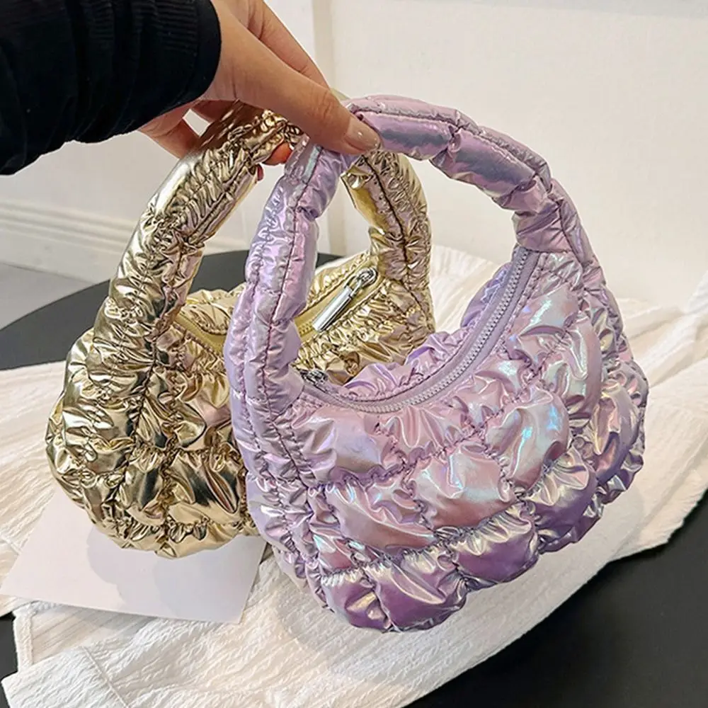 Bubble Bag Pleated Cloud Bag Mini Pleated Handbag Large Capacity Solid Color Tote Bag Popularna kobieca torebka na zakupy dla dziewczynek