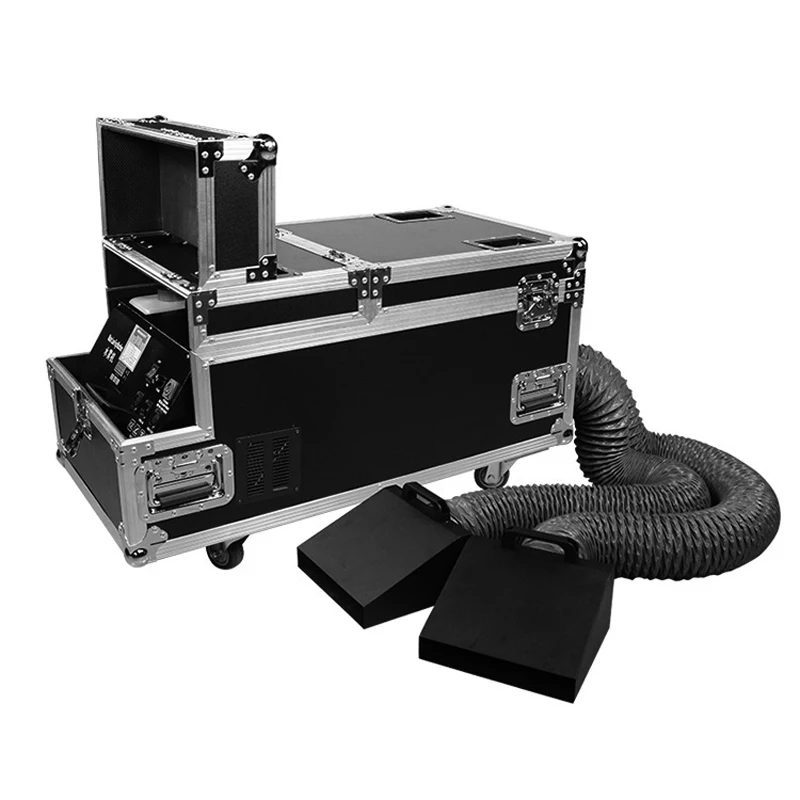 Sailwin Stage Light 3000W Water Based Low Lying Fog Machine DMX512 Stage Ground Fogger Heavy Smoke Special Effects For DJ Event
