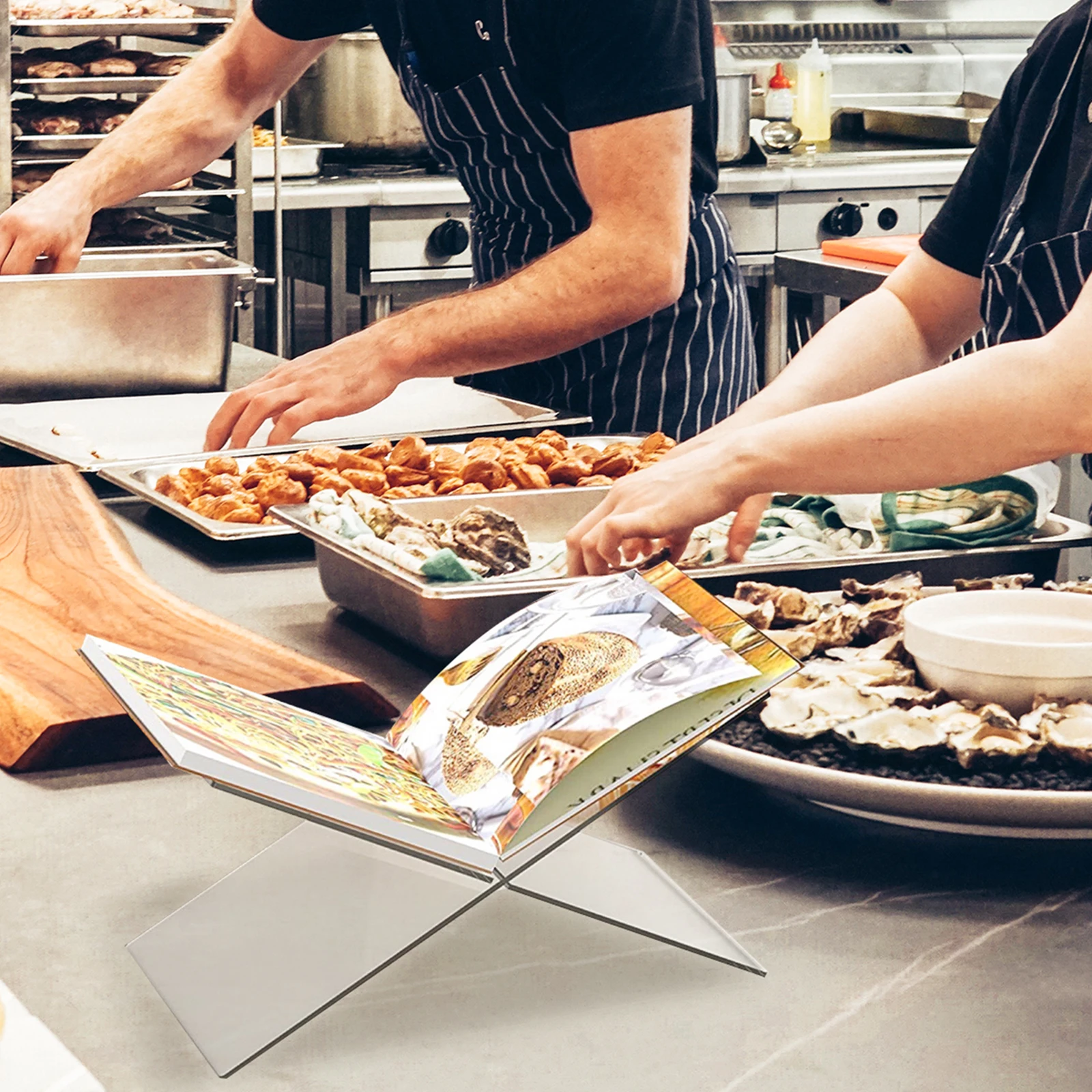 Transparent Reading Rack Bookshelf Bible St Display Decorative Holder Clerk Gift Creative Book St