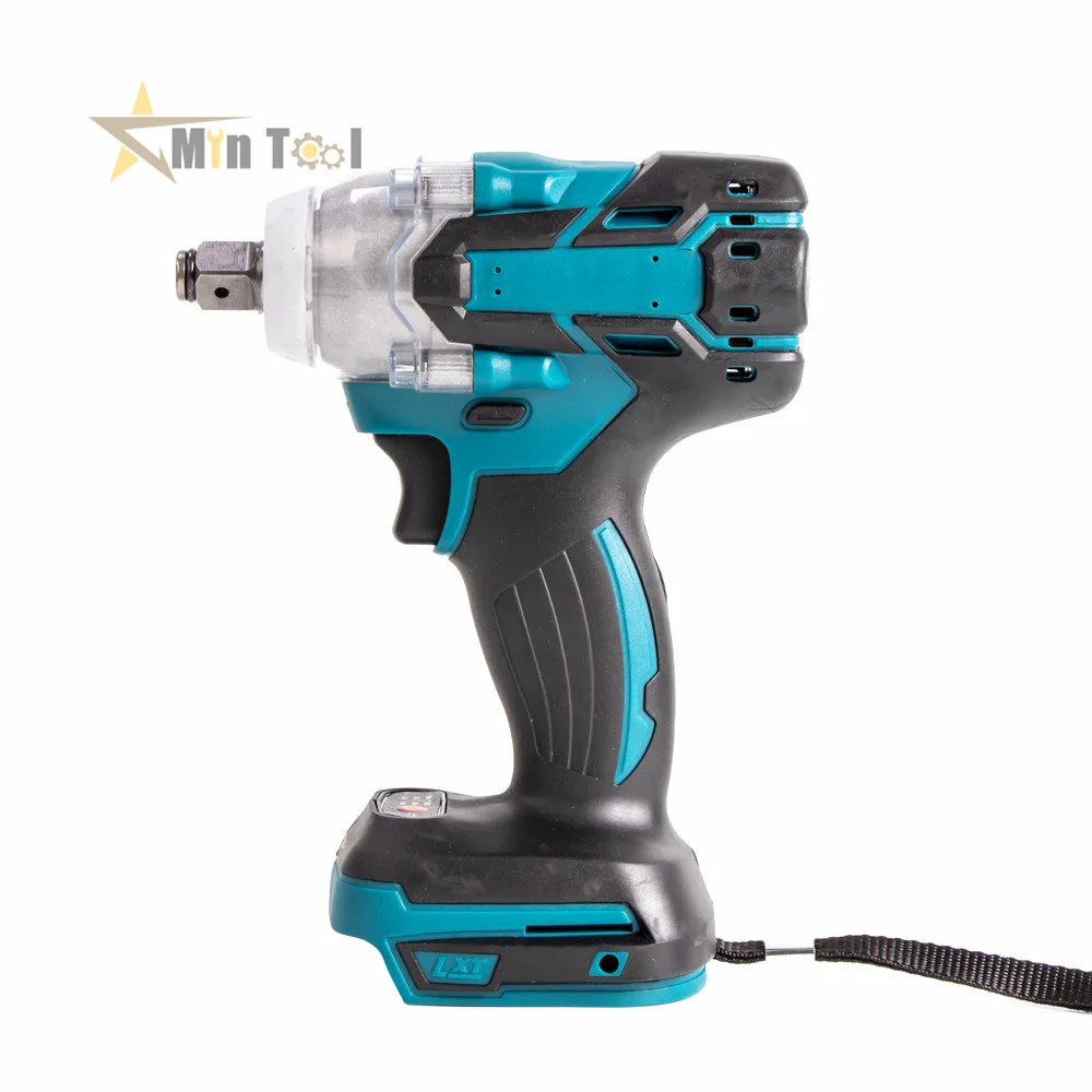 520N.m Bürstenlosen Elektrische Schlagschrauber Cordless Fahrer LED Licht Kompatibel Mit 18V Makita Batterie Power Hand Werkzeug