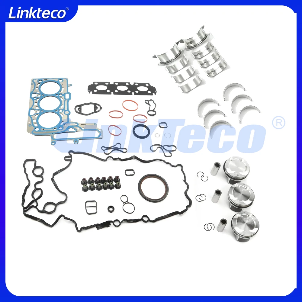 محرك الاسطوانة طوقا ختم الترباس مجموعة الرئيسية وكون قضيب تحمل مجموعة كبّاس ل 14-21 BMW MINI 1.5 L 1.5T الغاز B38A15 B38 A15 L3 #2