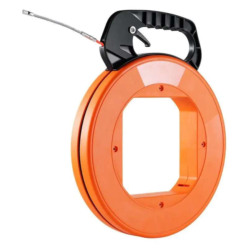 

Fish Tape, 100-foot, 1/4-inch, PET Wire Puller with Optimized Housing and Handle, Easy-to-Use Cable Puller Tool, Flexible Wire Fishing Tools for Walls and Electrical Conduit, Non-Conductive