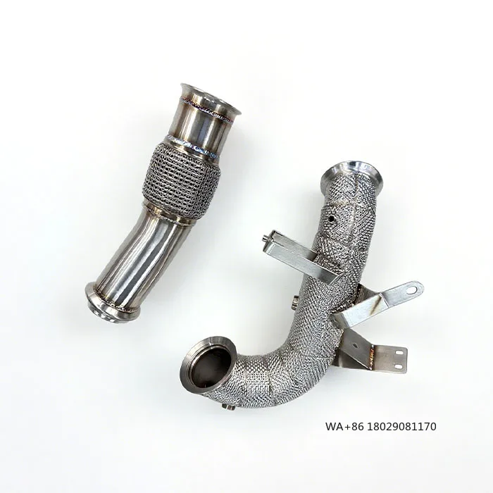 

SDO Stainless Steel 1.2mm Mirror Polished Downpipe for -A45 W177 2.0T 2020-2023 SS304 for Heat Shield Exhaust