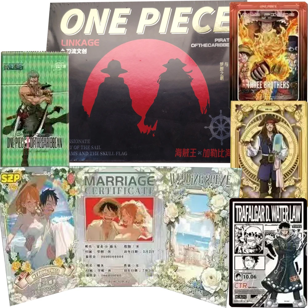 Wholesale One Piece Pirates of The Caribbean Collection Card for Kids Anime Creative Peripheral Stylish Style Theme Design Card