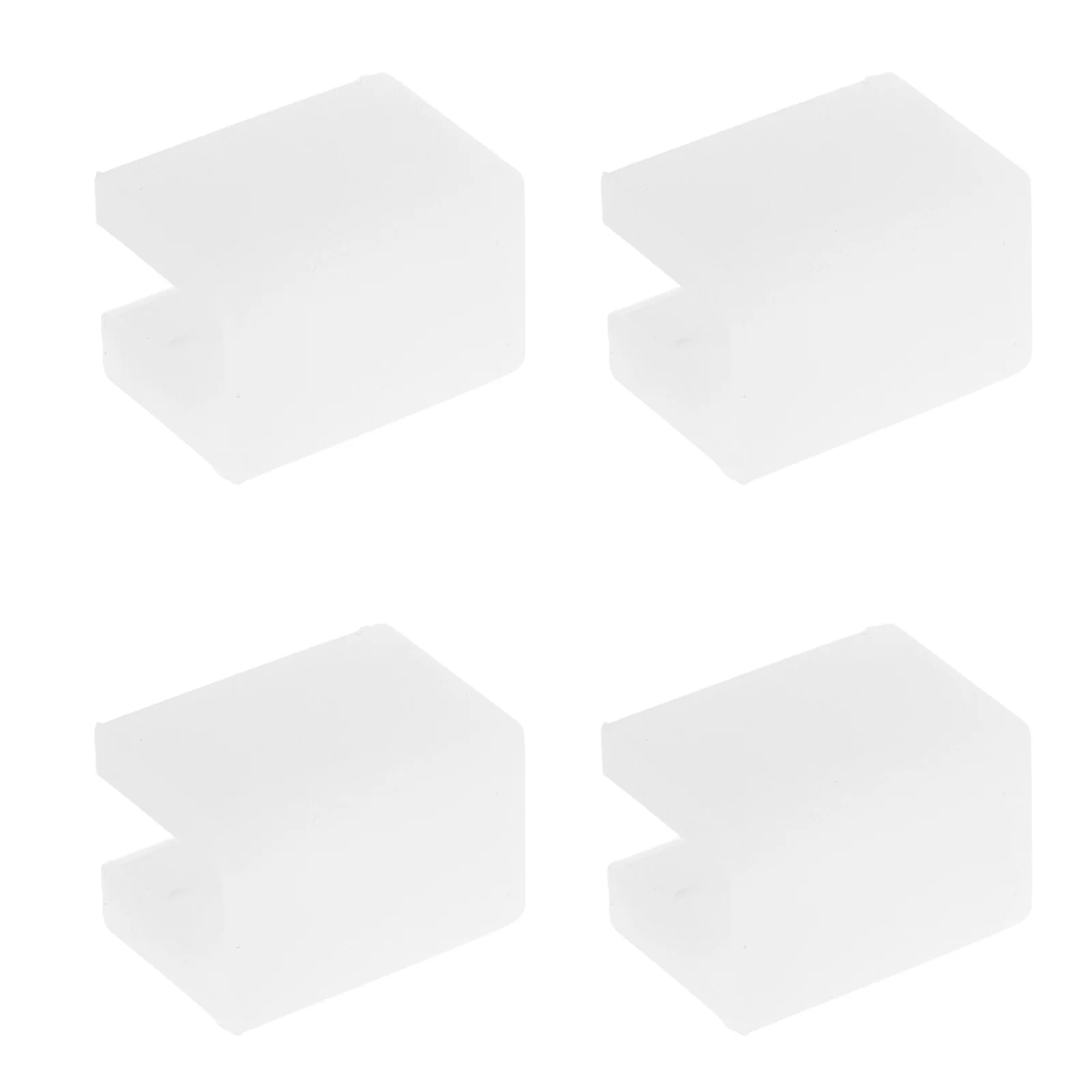 4 قطعة واقيات زوايا من السيليكون الشفاف، خزائن مقاومة للأطفال، أدراج على شكل حراس أمان مقاوم للأطفال، براعة متينة #3