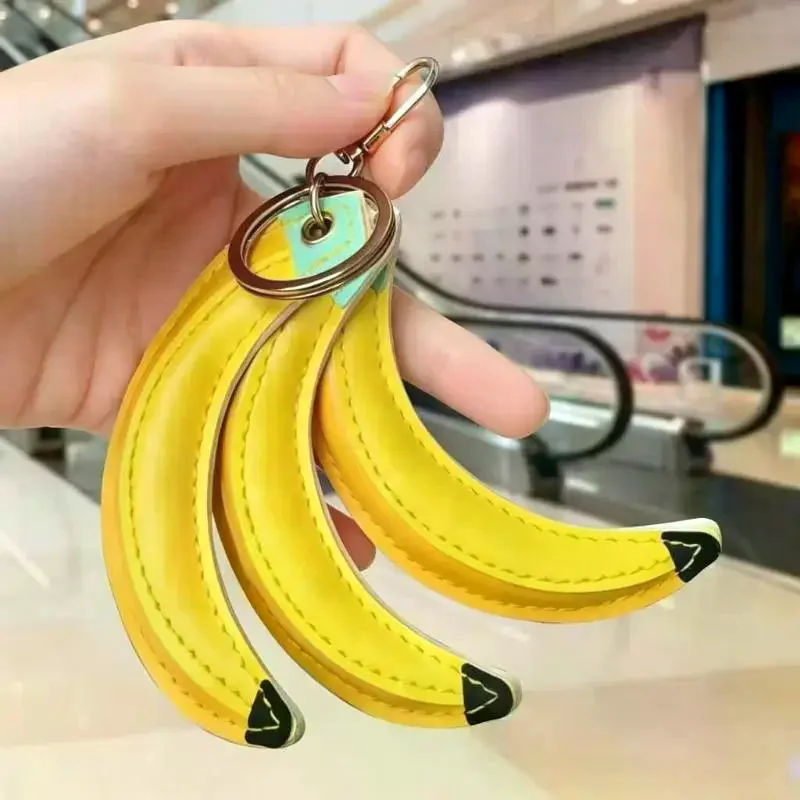 귀여운 PU 가죽 바나나 펜던트, 키링, 가죽끈 포함, - Phone Accessories For Kids 리뷰 및 가격