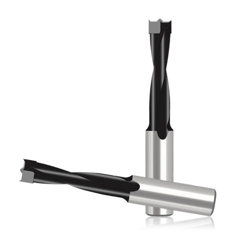 Y1AD 2 Flute Forstner Drill Bits 6/8/10mm Left Right Rotation Cutter