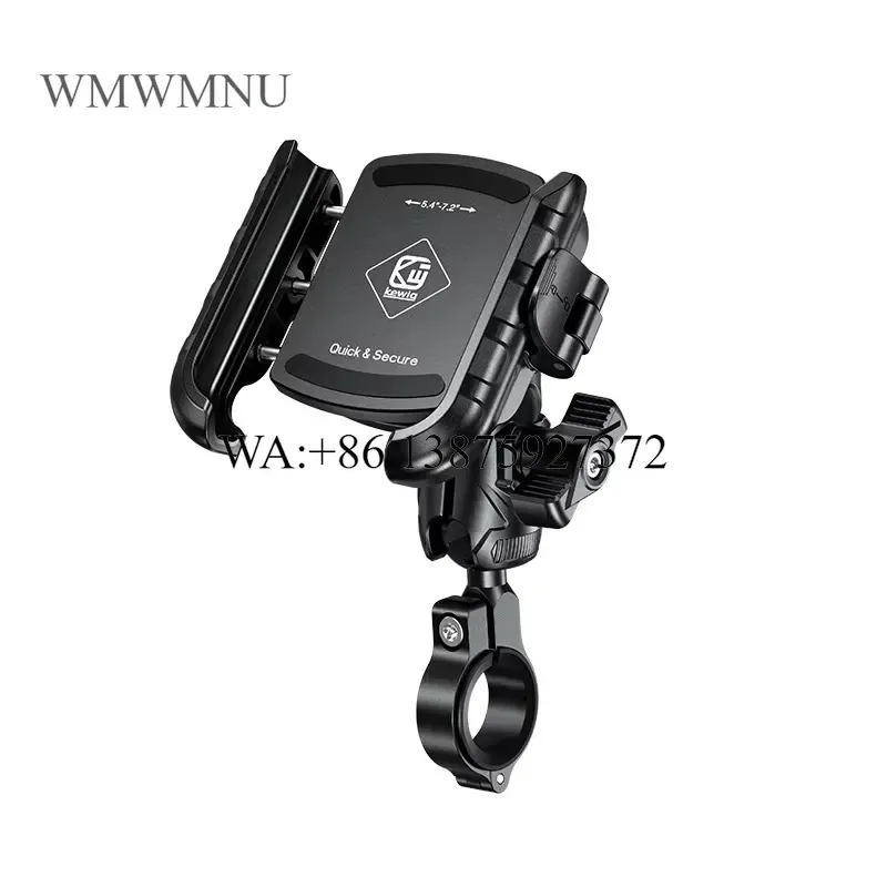 Wmwmnu High Quality Motorcycle Mobile Phone Mount Off-road Cellphone Holder for 5.4-7 Inch Phone Bike Phone Mount