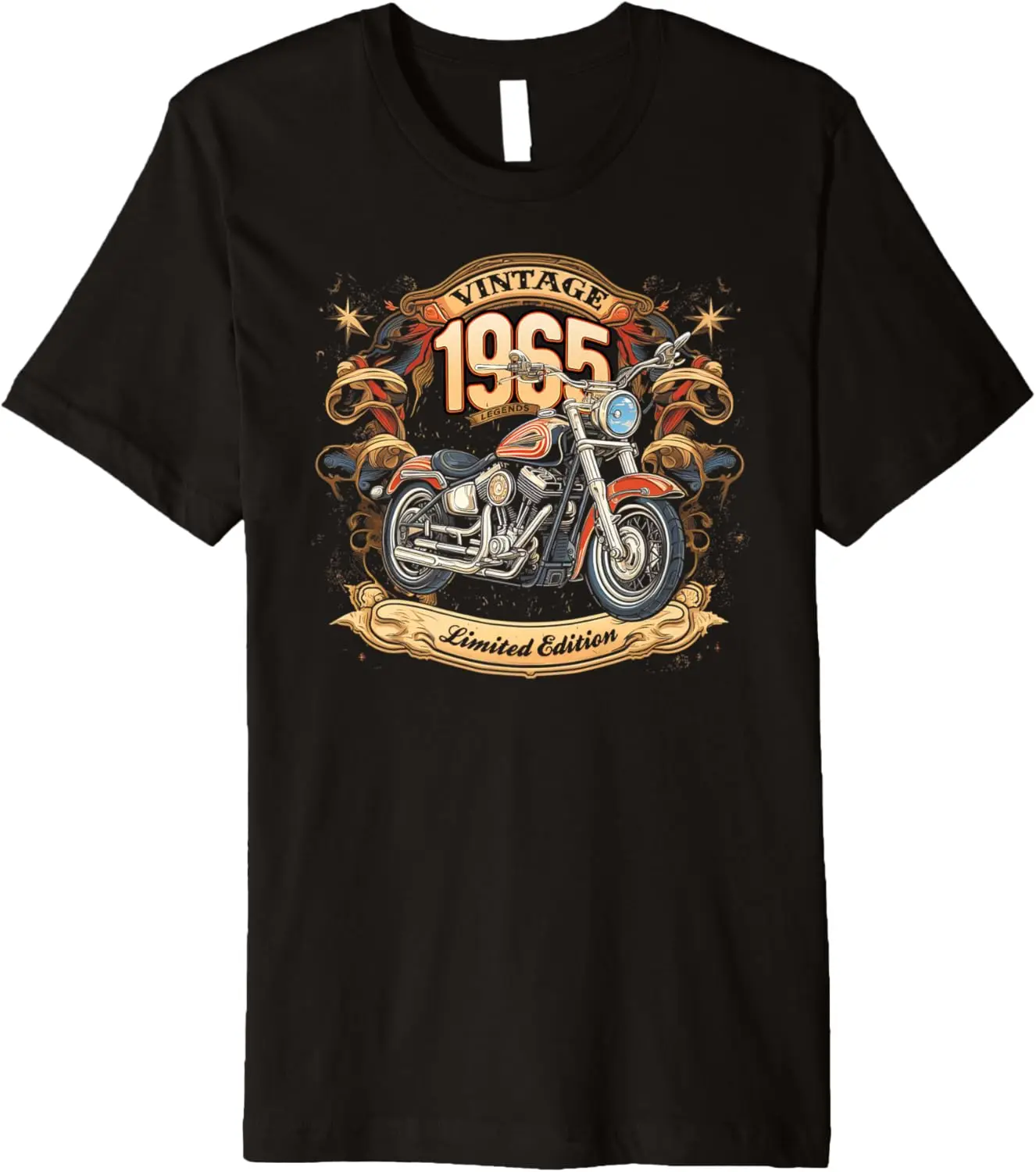

Vintage Motorcycle Lovers 60th Birthday Premium T-Shirt
