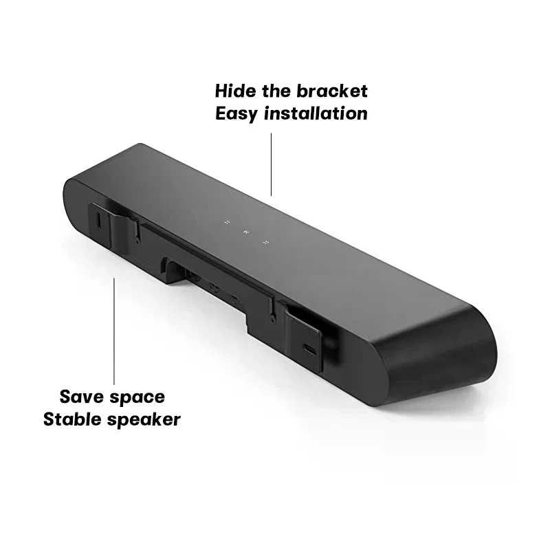 Floating Wall Mount Bracket for Sonos Ray Soundbar, Under-TV Mounting Accessories