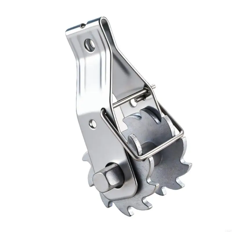 Wire Tightener Hardware with Steel Body and Gear Form for Fence Line Adjustment, Wire Fixing and Repair Use Home G92C