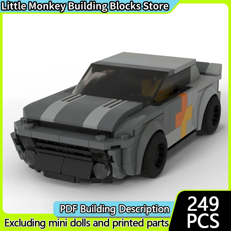 

Конструктор «Гоночная машина» (MOC), классический гоночный автомобиль, модульная технология, детские праздничные подарки, игрушки для сборки