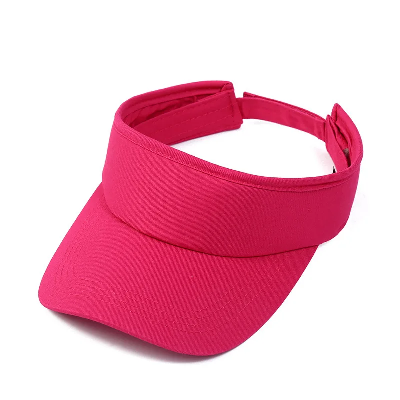 ฤดูร้อนกีฬากลางแจ้งหมวกเทนนิสคู่ที่ว่างเปล่า UV Protection Sun หมวก topless เบสบอลหมวกกีฬาหมวก Visor travel