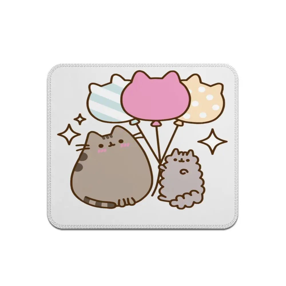

Pusheen коврик для мыши офисные аксессуары игровой маленький коврик для мыши настольный коврик офисный коврик коврики для геймеров аниме гаджеты компьютерная мышь