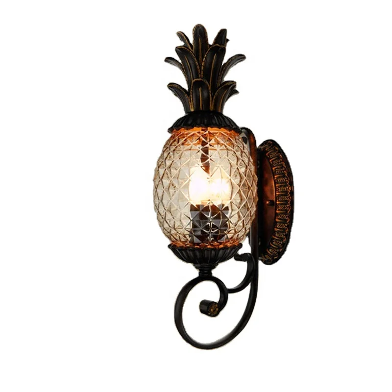 

Pineapple shape antique outdoor wall lights ip65 outdoor wall light for hotel villa corridor