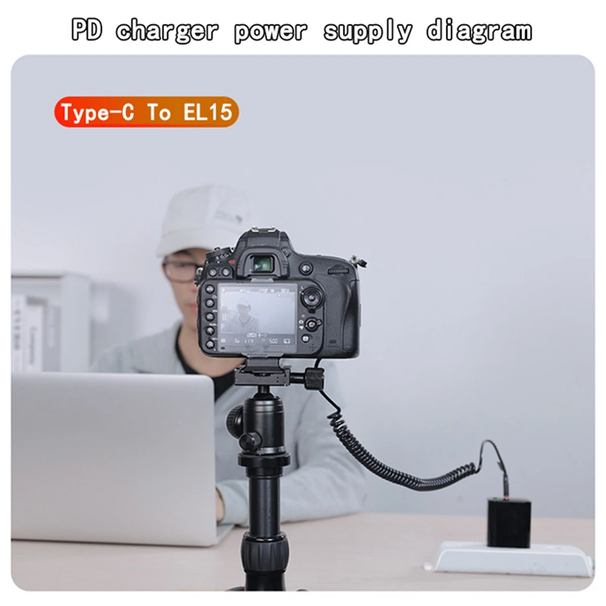 EN-EL15 Dummy แบตเตอรี่ DC Power AC Adapter สําหรับ Nikon D7000 D7100 D7200 D750 D800E D810A Z5 Z6 Z7 II กล้อง Charger