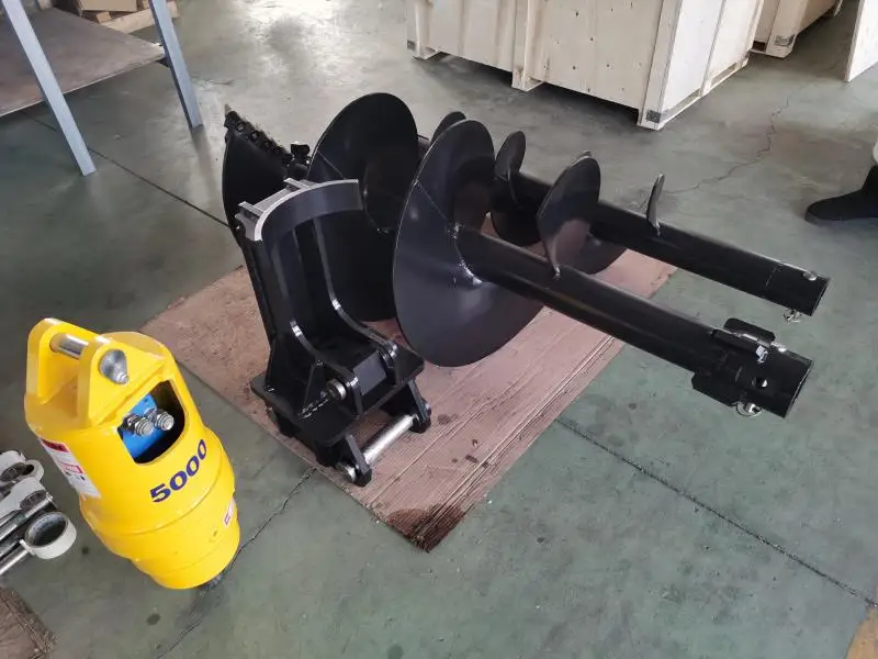 Afbeelding 4: Aardboor, grondboor voor graafmachine